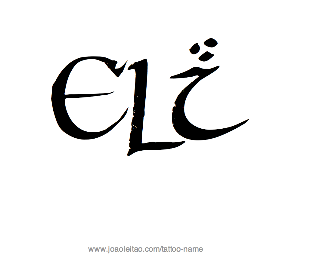 Eli Name Tattoo Designs